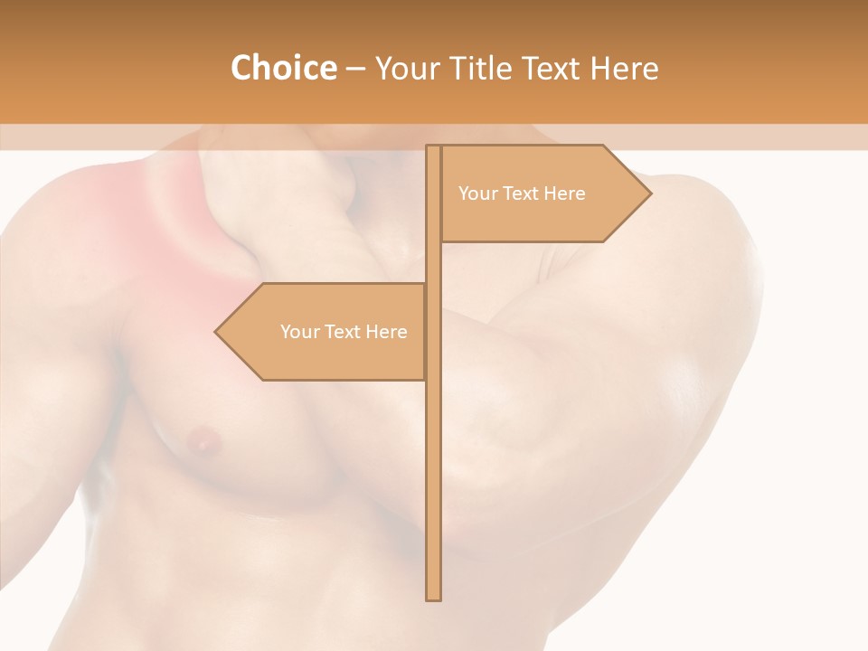 Cramp Male Man PowerPoint Template