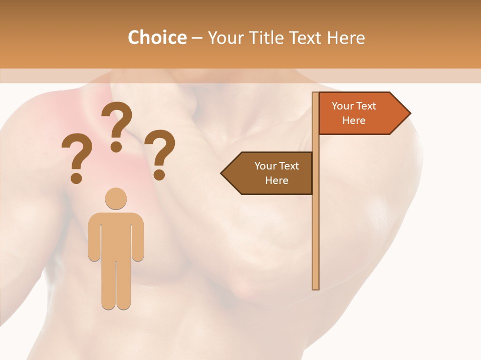 Cramp Male Man PowerPoint Template