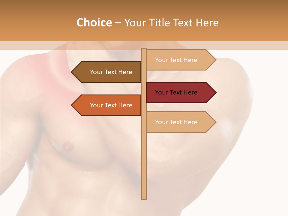 Cramp Male Man PowerPoint Template