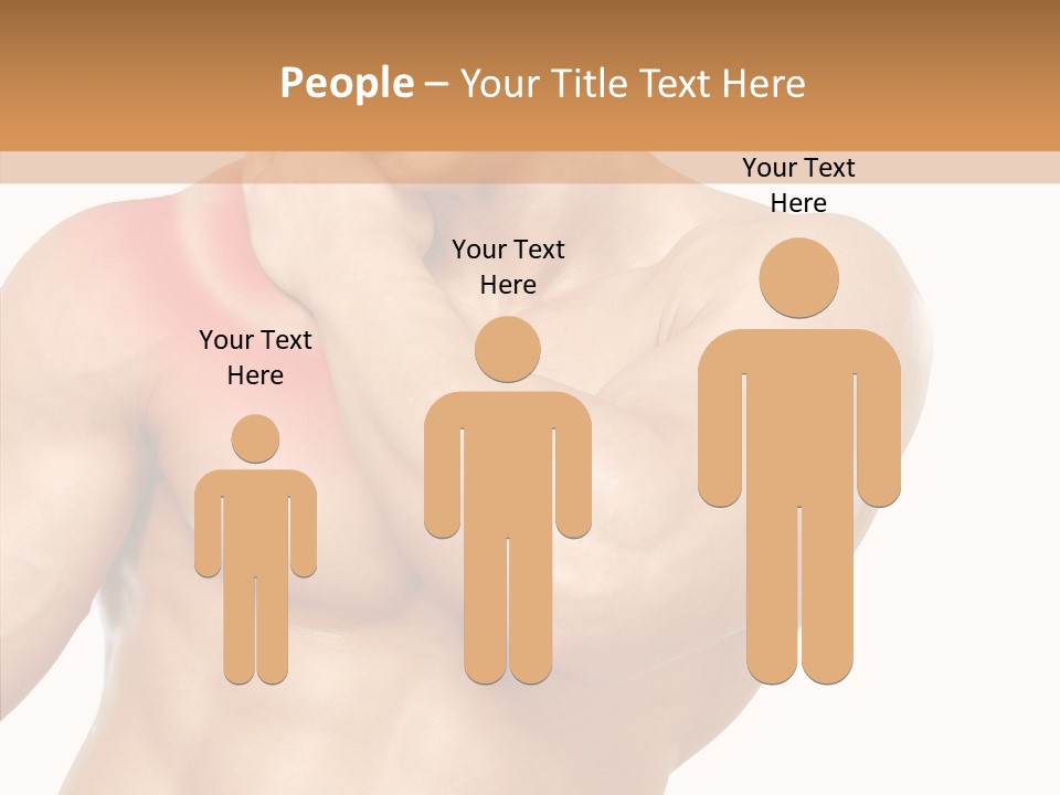 Cramp Male Man PowerPoint Template