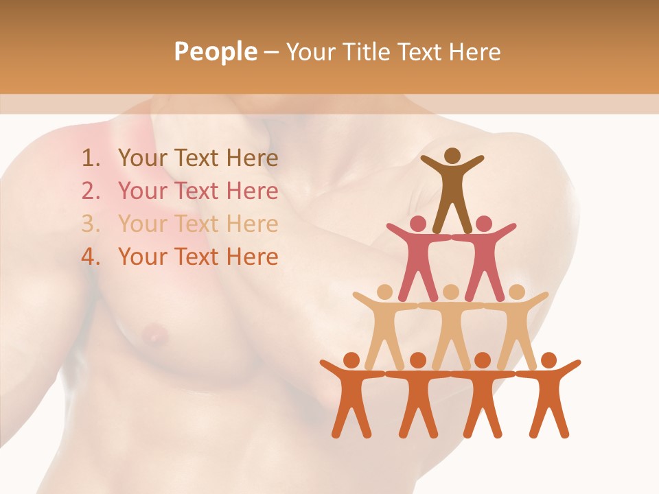 Cramp Male Man PowerPoint Template