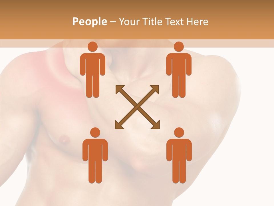 Cramp Male Man PowerPoint Template