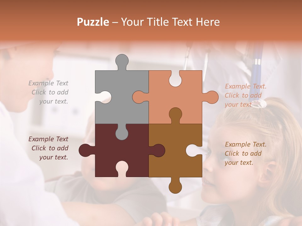 Care Joy Boys PowerPoint Template