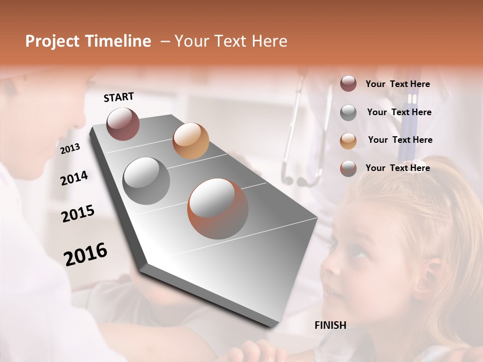 Care Joy Boys PowerPoint Template