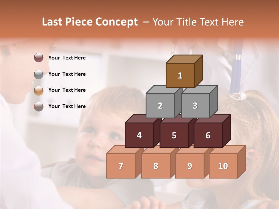 Care Joy Boys PowerPoint Template