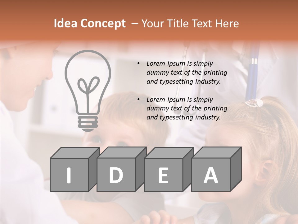 Care Joy Boys PowerPoint Template