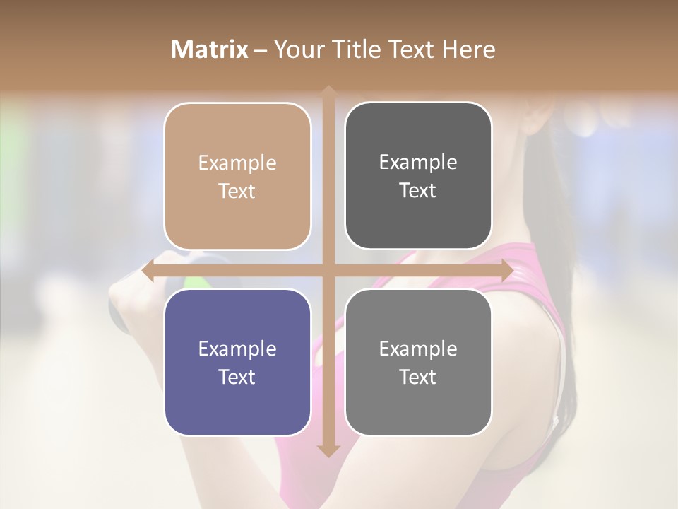 Person Bodybuilding People PowerPoint Template