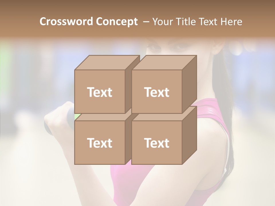 Person Bodybuilding People PowerPoint Template