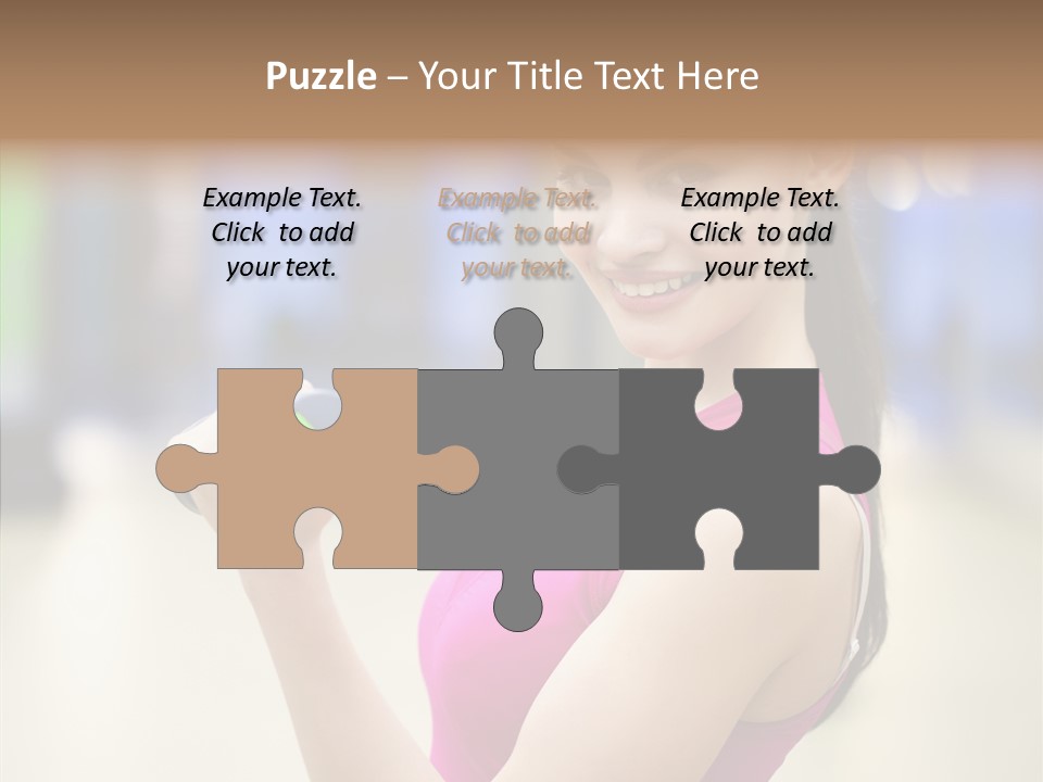 Person Bodybuilding People PowerPoint Template