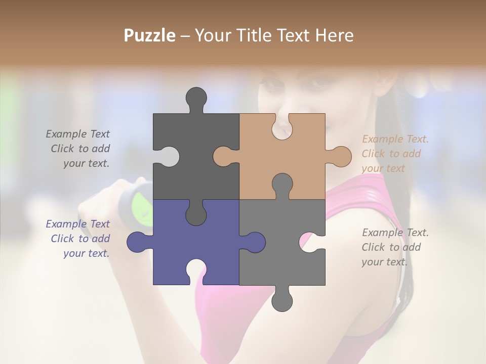 Person Bodybuilding People PowerPoint Template