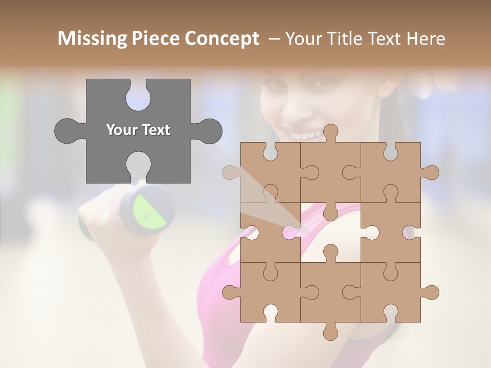 Person Bodybuilding People PowerPoint Template