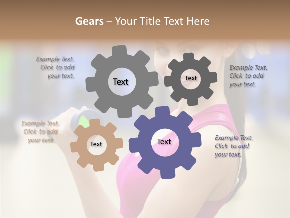 Person Bodybuilding People PowerPoint Template