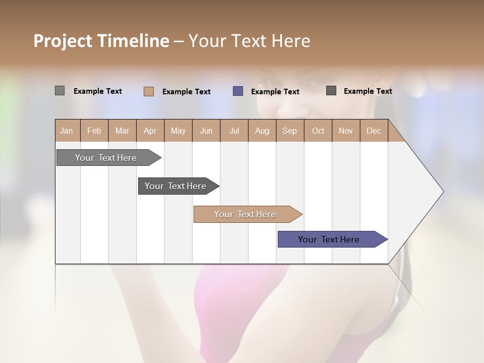 Person Bodybuilding People PowerPoint Template