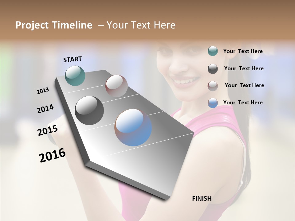 Person Bodybuilding People PowerPoint Template