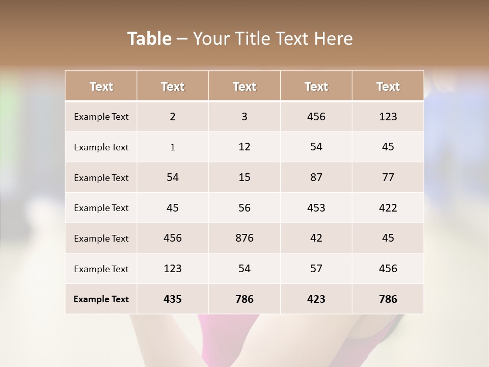 Person Bodybuilding People PowerPoint Template