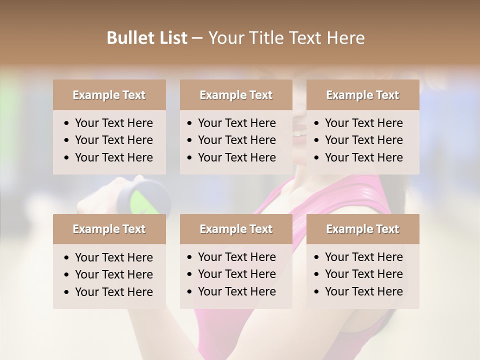 Person Bodybuilding People PowerPoint Template