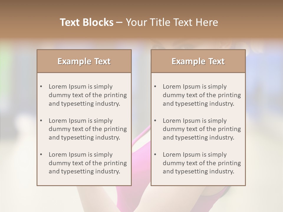 Person Bodybuilding People PowerPoint Template