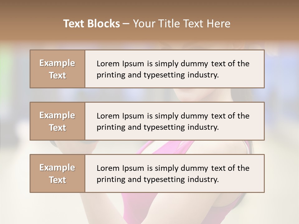 Person Bodybuilding People PowerPoint Template
