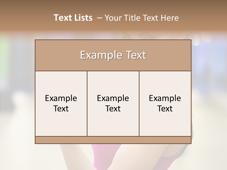Person Bodybuilding People PowerPoint Template