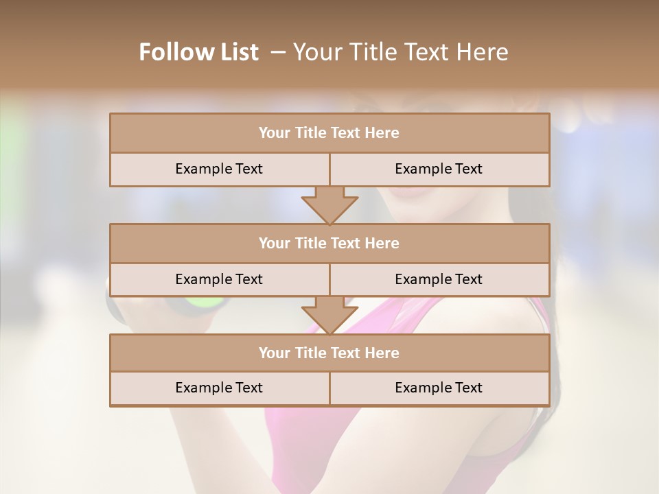 Person Bodybuilding People PowerPoint Template