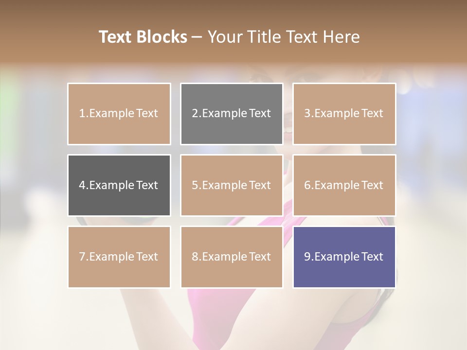 Person Bodybuilding People PowerPoint Template