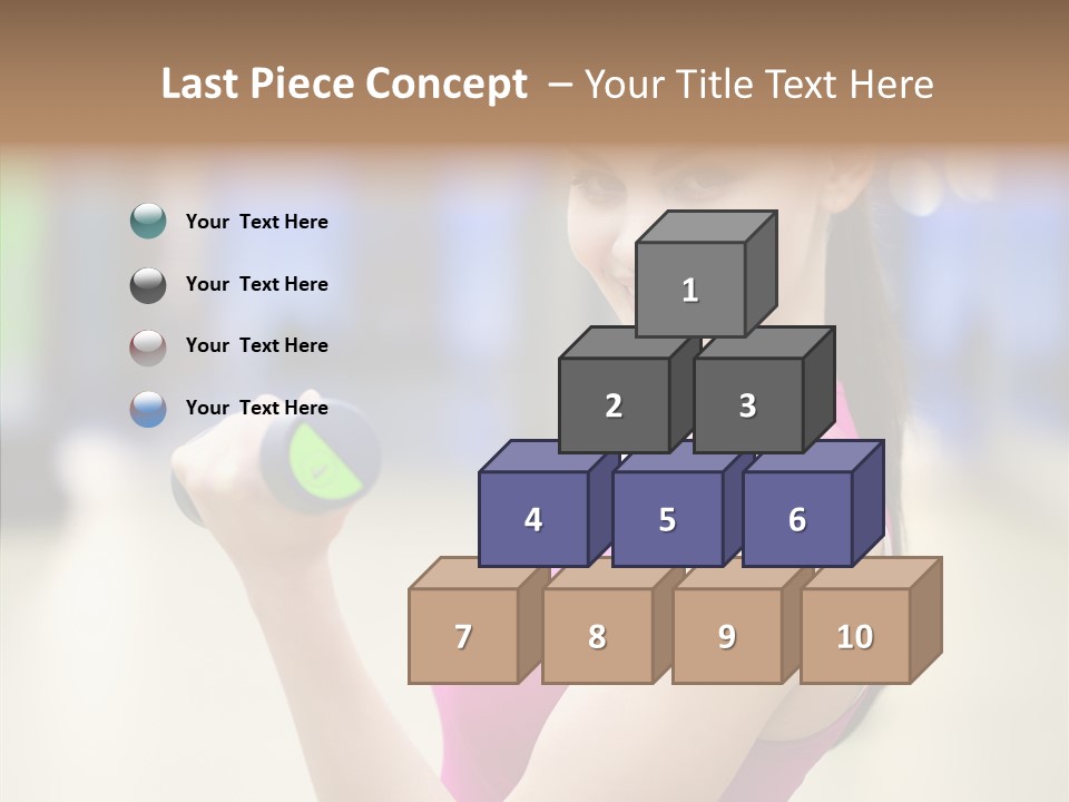 Person Bodybuilding People PowerPoint Template