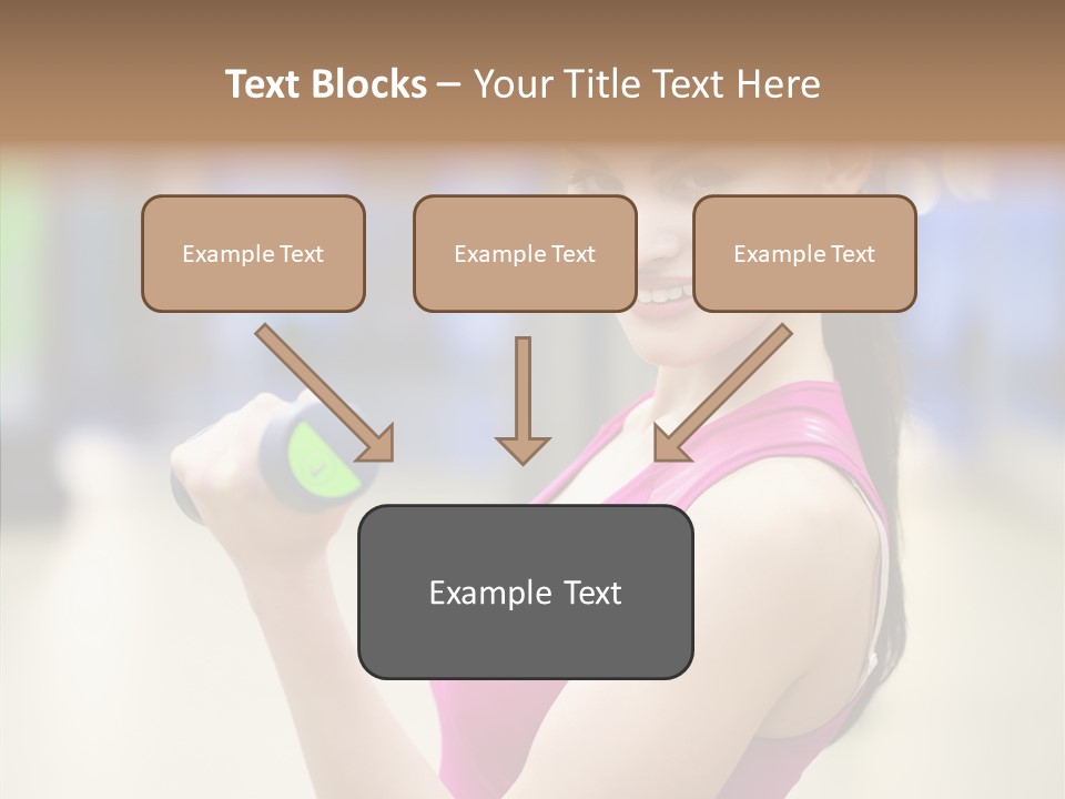 Person Bodybuilding People PowerPoint Template