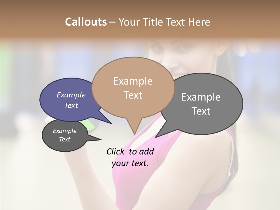 Person Bodybuilding People PowerPoint Template