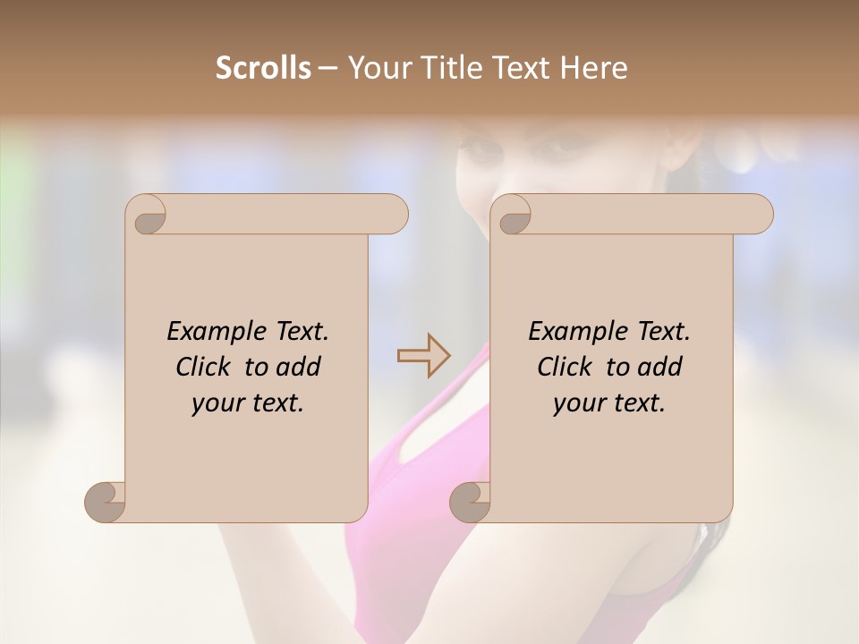 Person Bodybuilding People PowerPoint Template