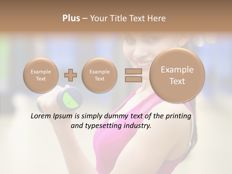 Person Bodybuilding People PowerPoint Template