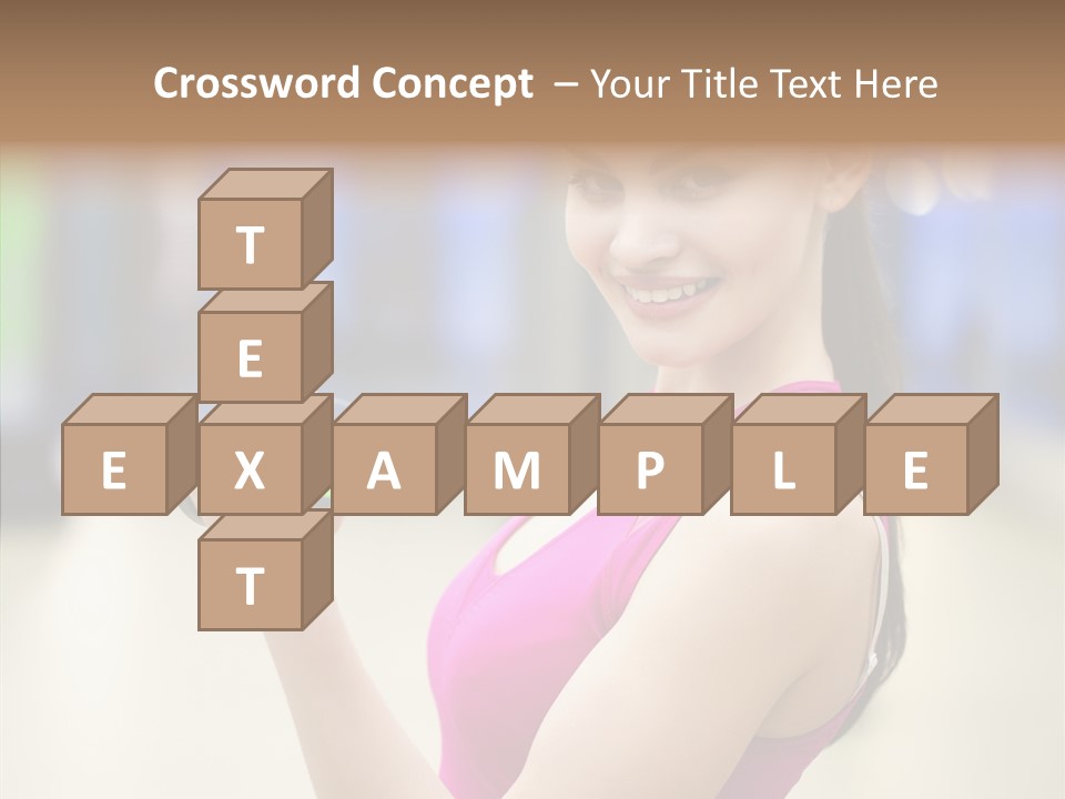 Person Bodybuilding People PowerPoint Template