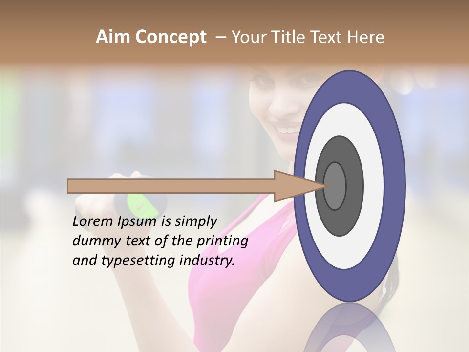 Person Bodybuilding People PowerPoint Template