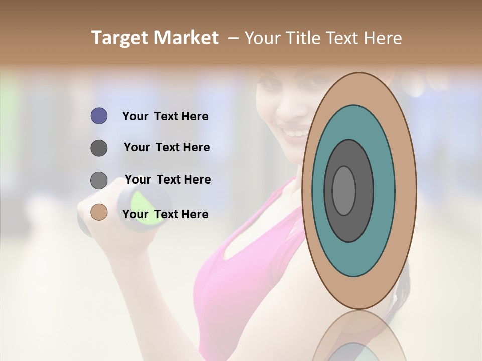 Person Bodybuilding People PowerPoint Template