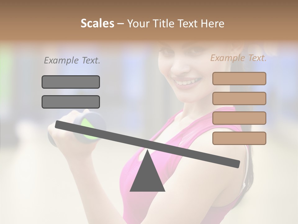 Person Bodybuilding People PowerPoint Template