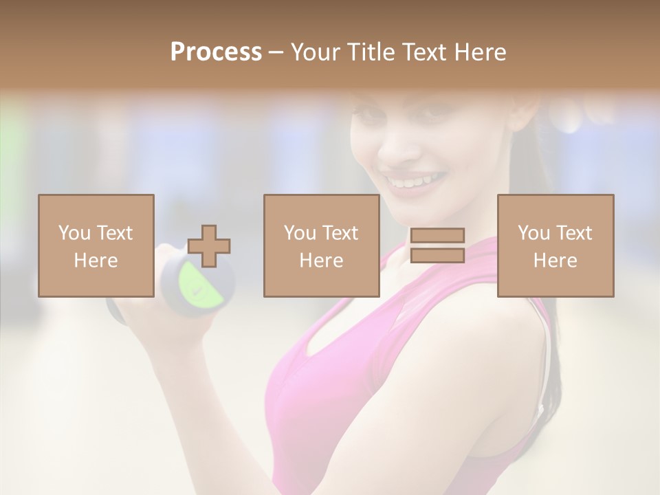 Person Bodybuilding People PowerPoint Template