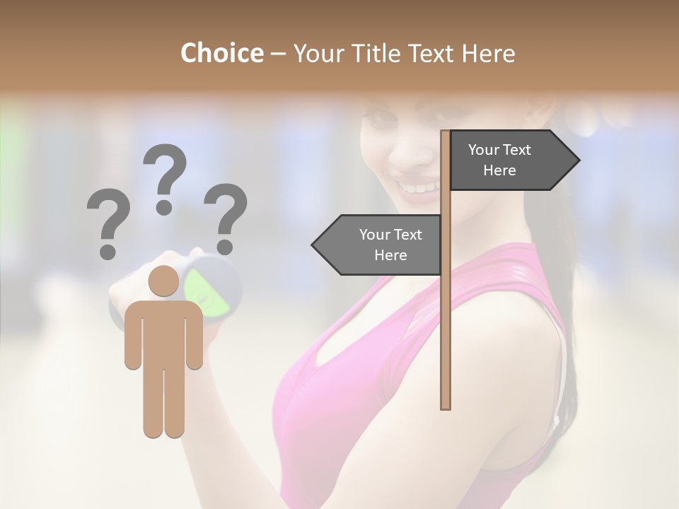 Person Bodybuilding People PowerPoint Template