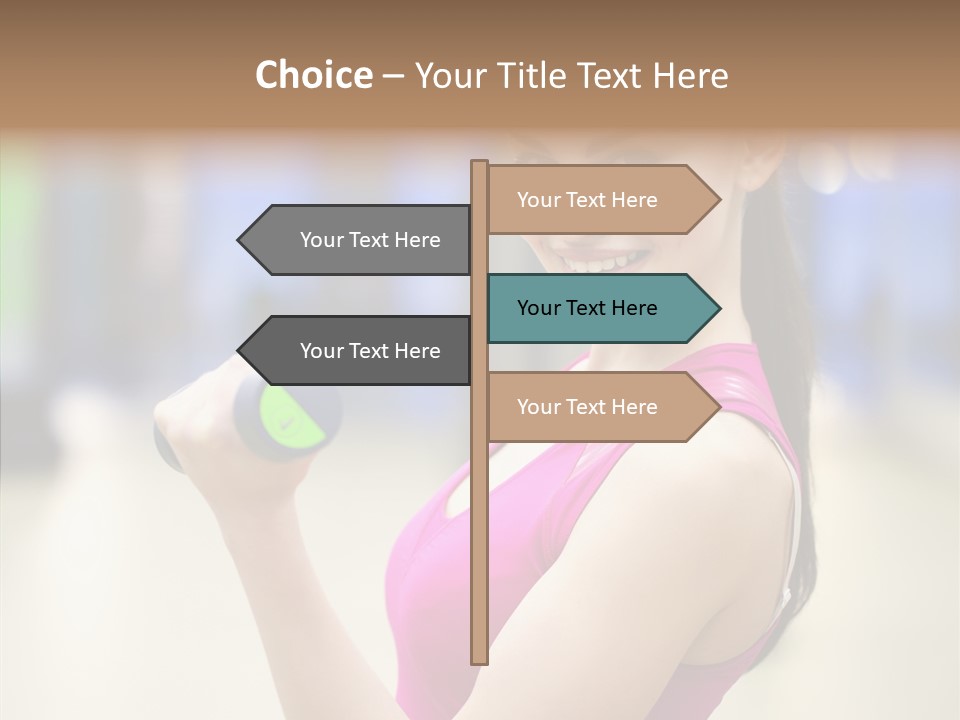 Person Bodybuilding People PowerPoint Template