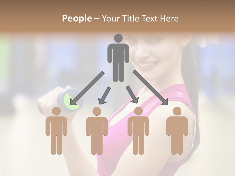Person Bodybuilding People PowerPoint Template