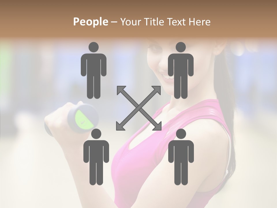 Person Bodybuilding People PowerPoint Template