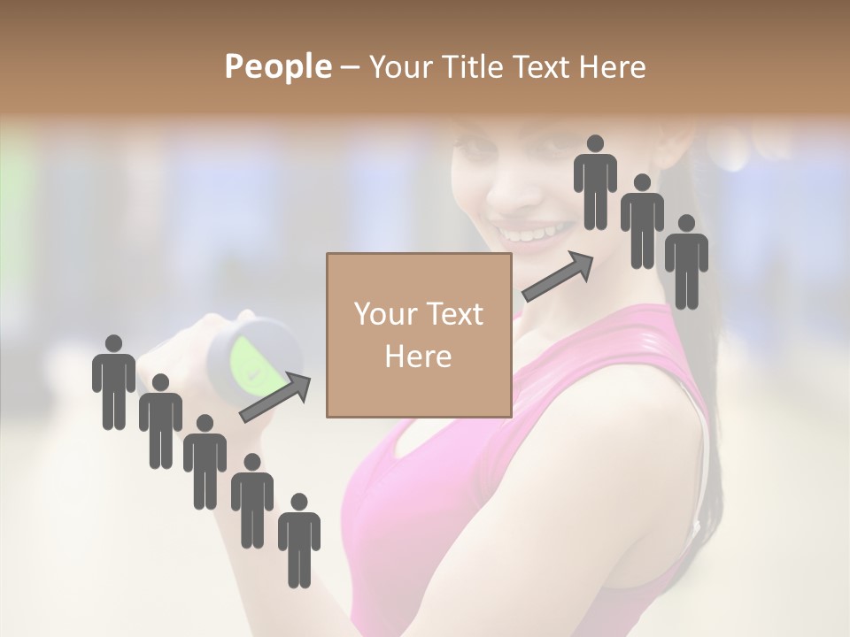 Person Bodybuilding People PowerPoint Template