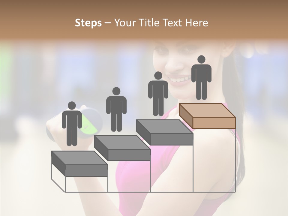 Person Bodybuilding People PowerPoint Template