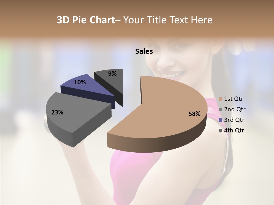 Person Bodybuilding People PowerPoint Template