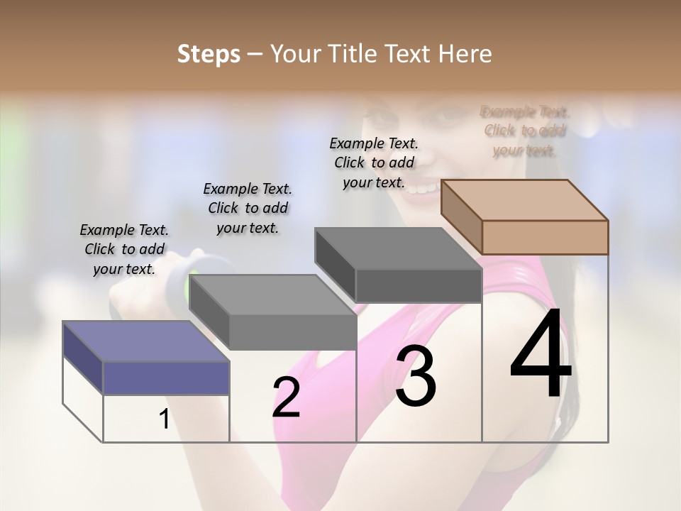 Person Bodybuilding People PowerPoint Template