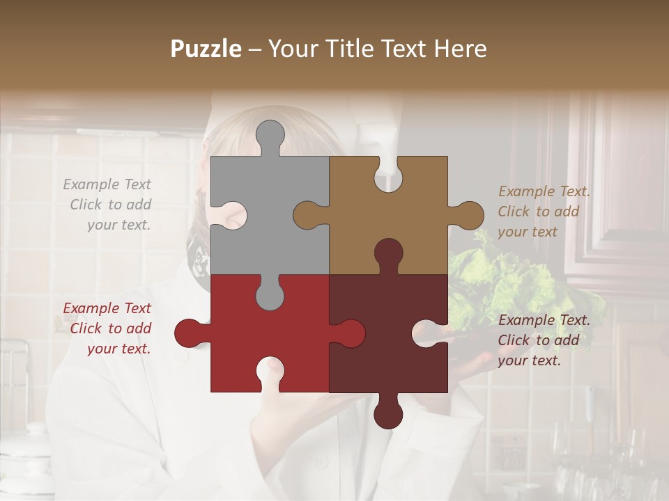Uniform Kitchen Chef PowerPoint Template