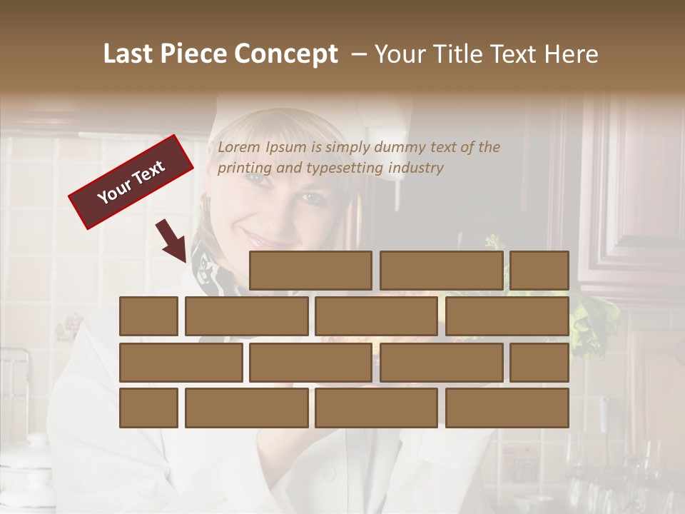 Uniform Kitchen Chef PowerPoint Template