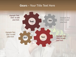 Uniform Kitchen Chef PowerPoint Template