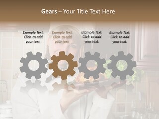 Uniform Kitchen Chef PowerPoint Template