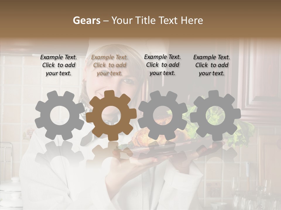 Uniform Kitchen Chef PowerPoint Template