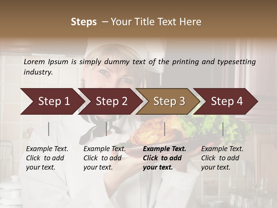 Uniform Kitchen Chef PowerPoint Template