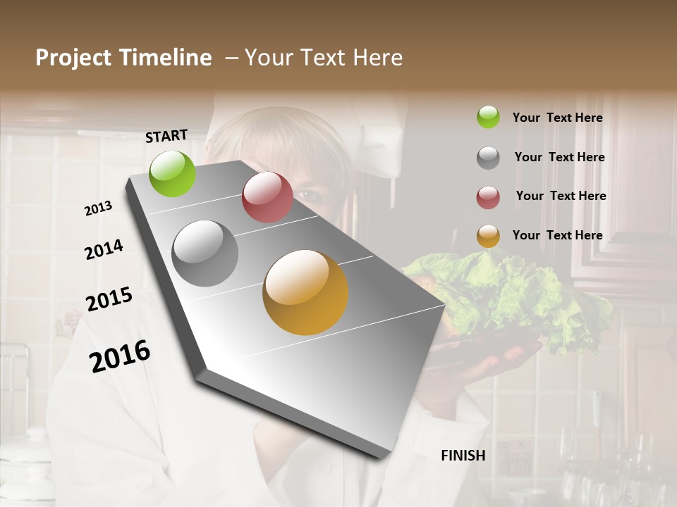 Uniform Kitchen Chef PowerPoint Template